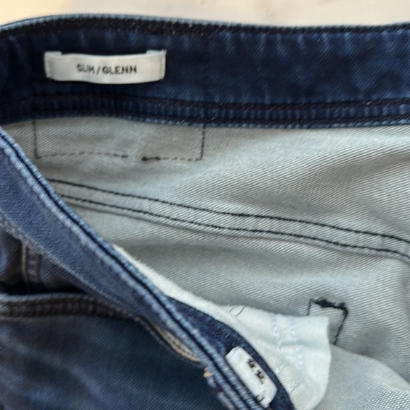 Jack & Jones Glenn 106 Slim-Fit Indigo Knit Stretch Denim Jeans 33W x 32L - Picture 7 of 13